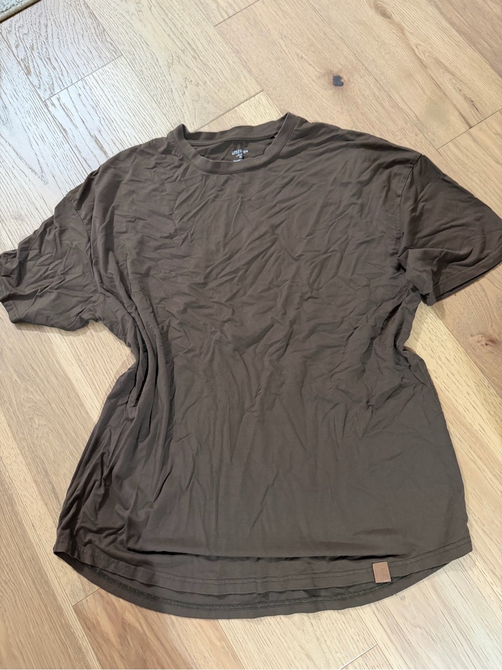 Little Bipsy Women's Brown Short Sleeve Crewneck Tee